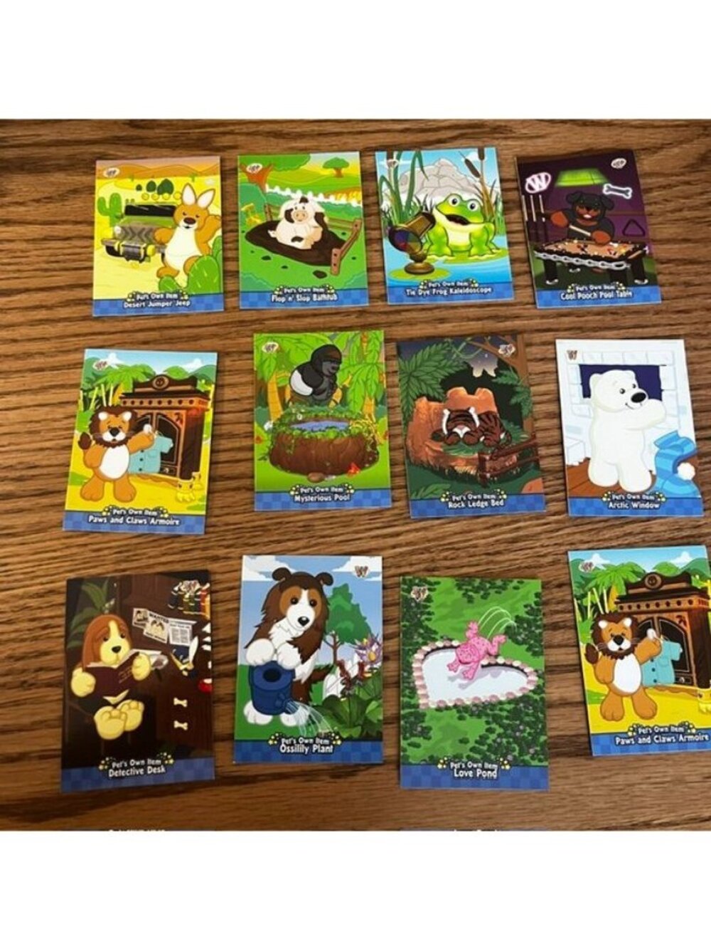 Webkinz Set of 12 Card Lot